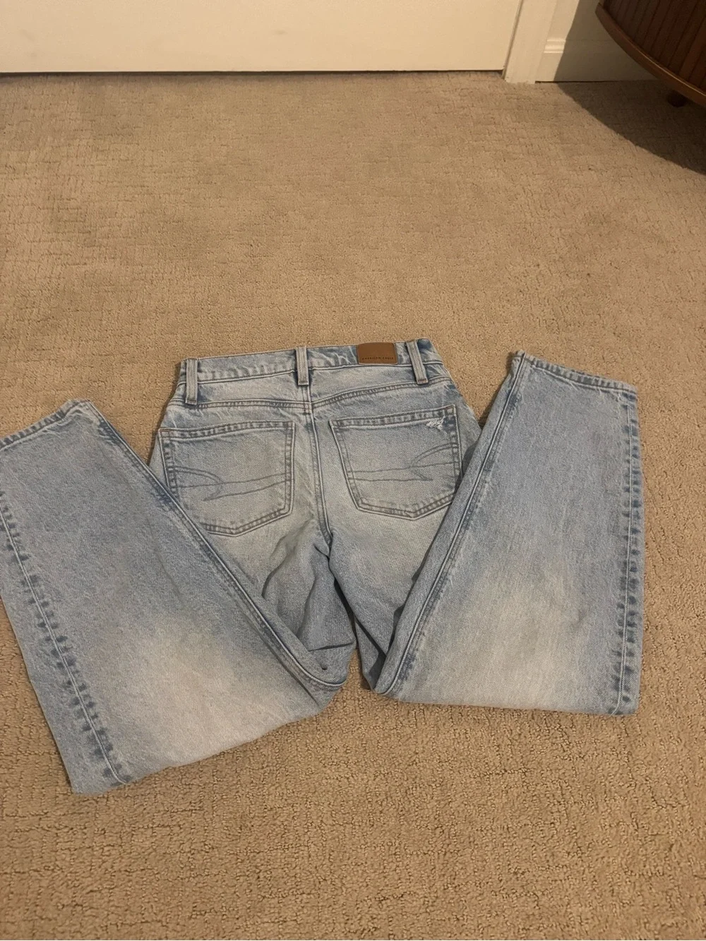 Light Wash barrel jeans  - Light Blue